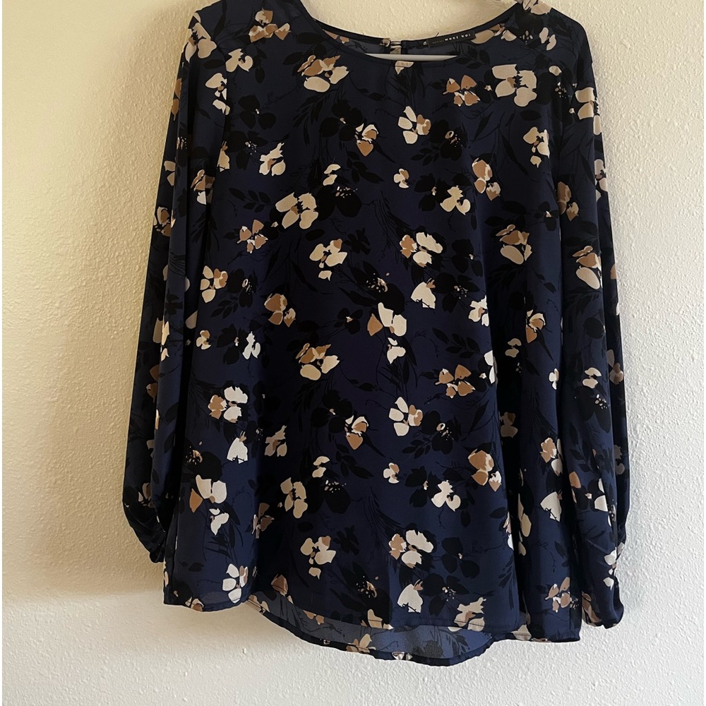Shear long sleeve dress